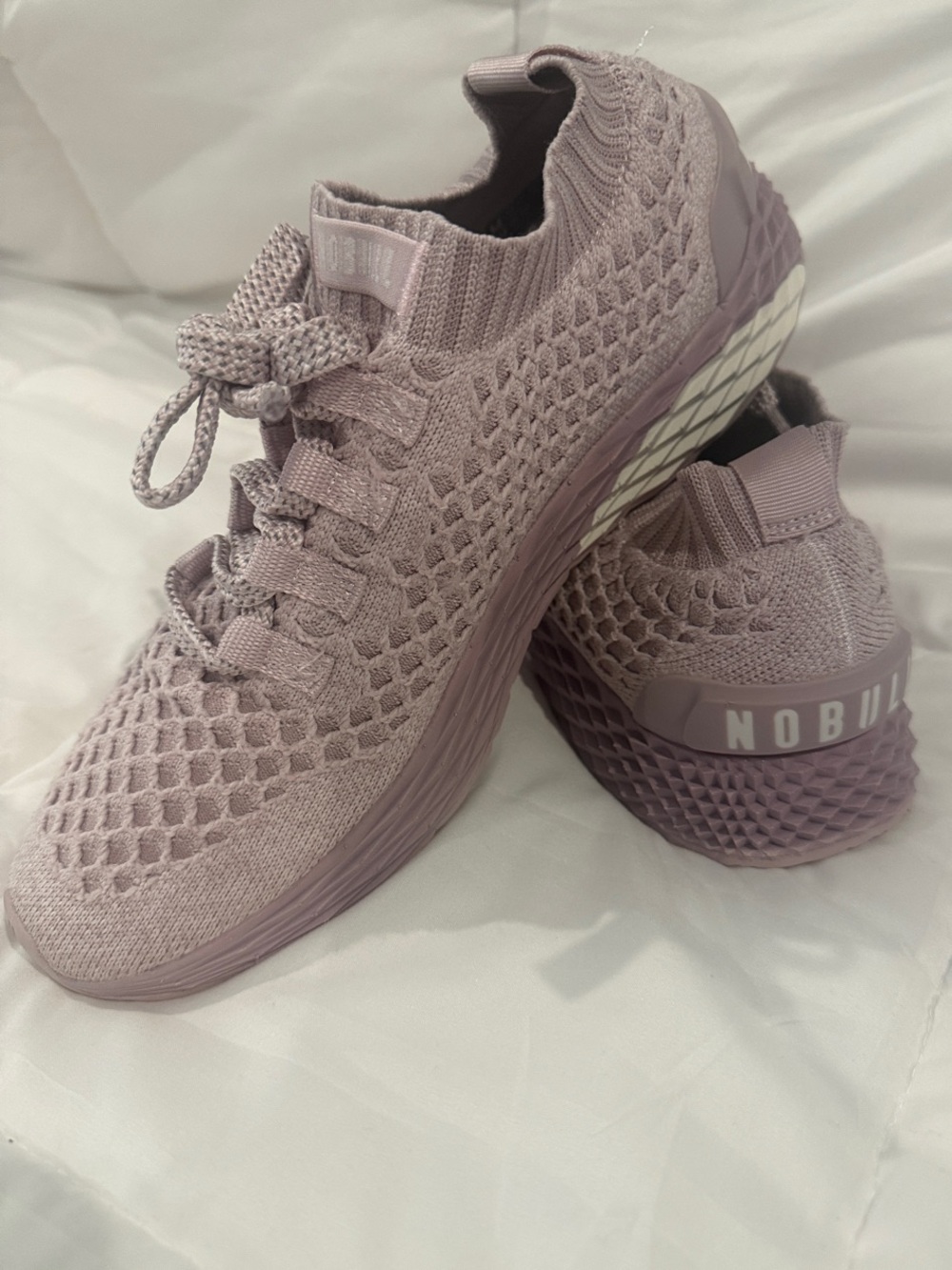 NOBULL Knit Runner Sneakers Lavender Purple Training Shoes Women’s 8.5